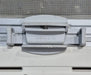 Used White Radius Emergency Opening Window : 34 3/4" W x 16 7/8" H x 1 1/8" D - Young Farts RV Parts
