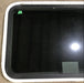 Used White Radius Emergency Opening Window : 35 1/2" W x 21 1/4" H x 1 7/8" D - Young Farts RV Parts