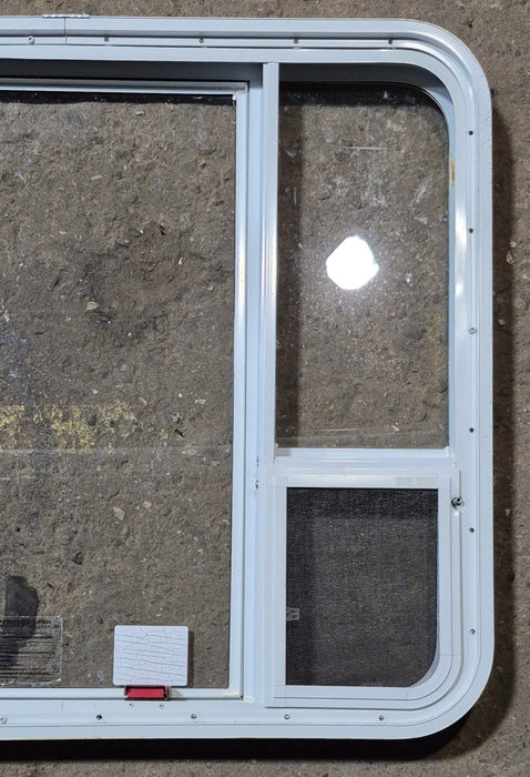 Used White Radius Emergency Opening Window : 35 1/2" W x 29 1/2" H x 2" D