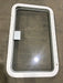 Used White Radius Emergency Opening Window : 35 1/2" x 19 1/2 x 1 1/2" D - Young Farts RV Parts
