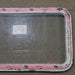 Used White Radius Emergency Opening Window : 35 3/4" W x 21 1/2" H x 1 1/4" D - Young Farts RV Parts