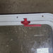 Used White Radius Emergency Opening Window : 35 3/4" W x 21 1/2" H x 1 1/4" D - Young Farts RV Parts