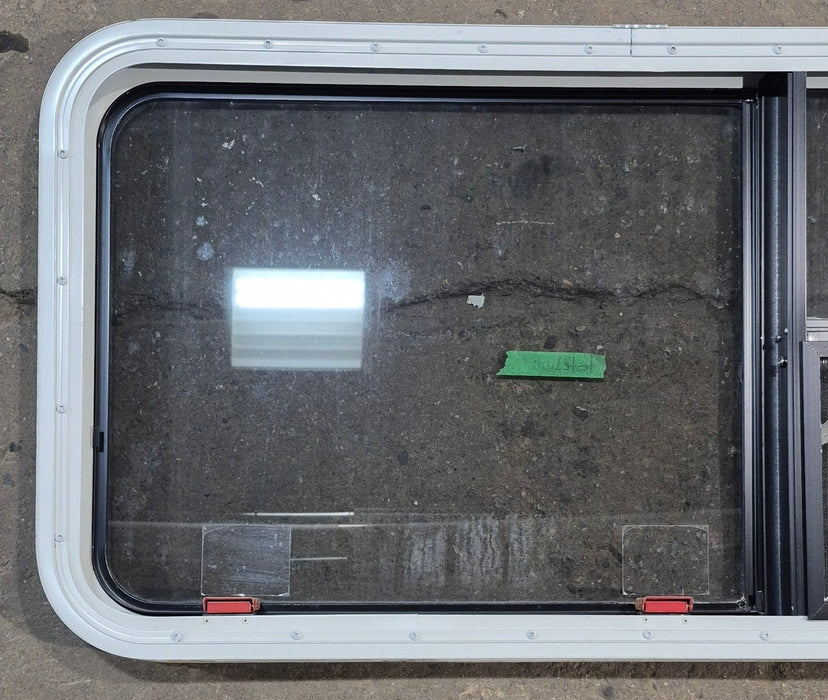 Used White Radius Emergency Opening Window : 41 1/4" W x 21 1/4" H x 1 3/4" D