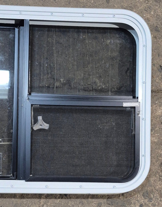 Used White Radius Emergency Opening Window : 41 1/4" W x 21 1/4" H x 1 3/4" D