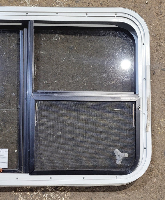 Used White Radius Emergency Opening Window : 41 1/4" W x 21 1/4" H x 1 5/8" D