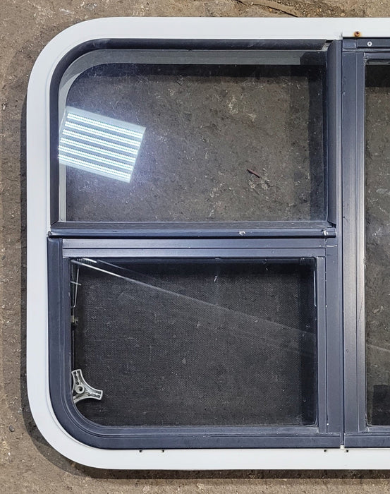 Used White Radius Emergency Opening Window : 41 1/4" W x 21 1/4" H x 1 5/8" D