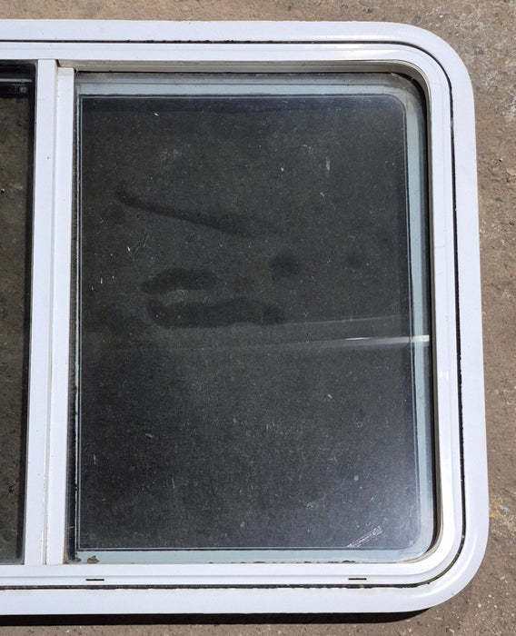 Used White Radius Emergency Opening Window : 41 1/4" W x 28 1/2" H x 2" D