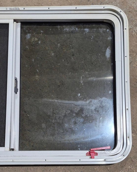 Used White Radius Emergency Opening Window : 41 1/4" W x 28 1/2" H x 2" D