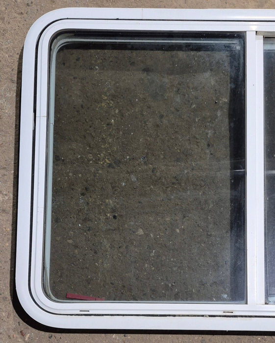 Used White Radius Emergency Opening Window : 41 1/4" W x 28 1/2" H x 2" D