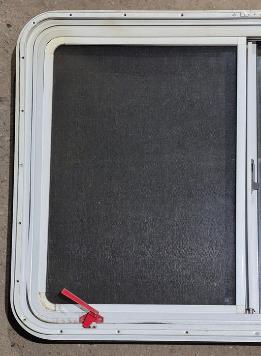 Used White Radius Emergency Opening Window : 41 1/4" W x 28 1/2" H x 2" D
