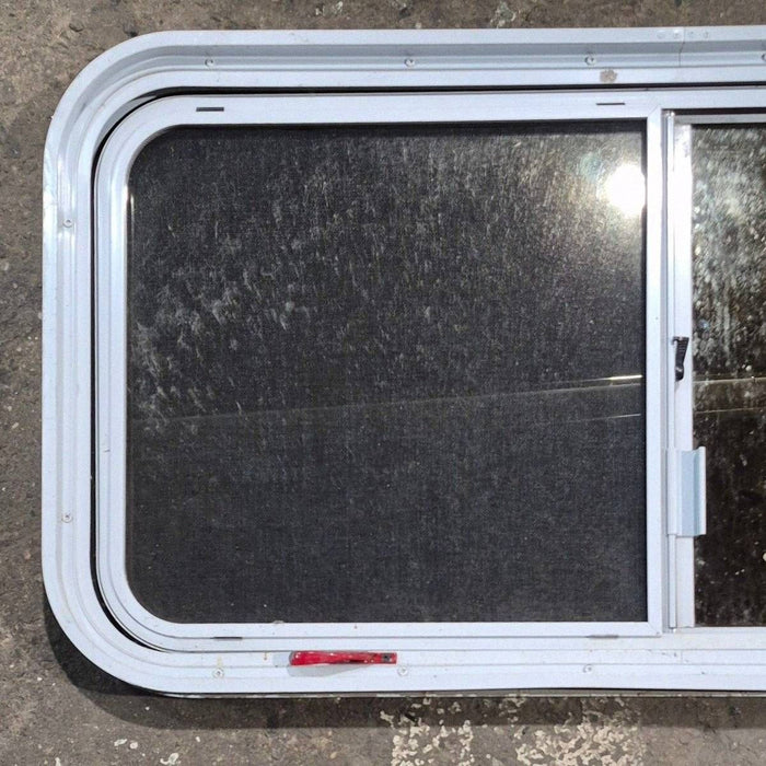Used White Radius Emergency Opening Window - 42 1/2" X 21 1/4" X 2"