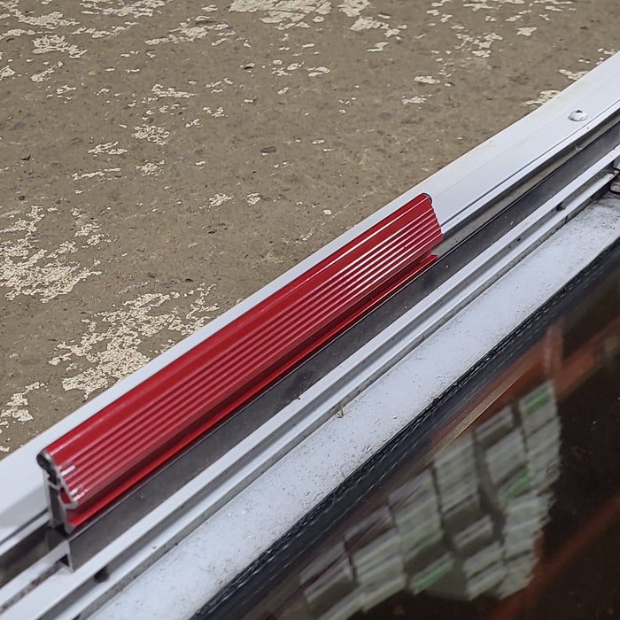 Used White Radius Emergency Opening Window : 42 1/4" W x 17 3/4" H x 1 3/4" D