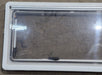 Used White Radius Emergency Opening Window : 46 5/8" W x 18 3/4" H x 1 1/8" D - Young Farts RV Parts