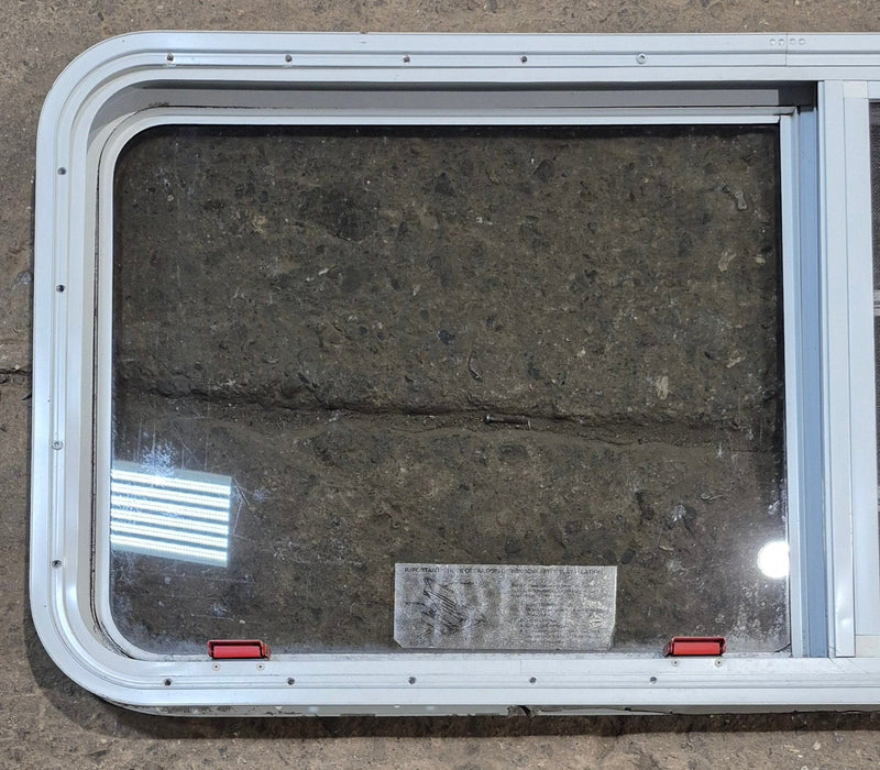 Used White Radius Emergency Opening Window : 47 1/4" W x 21 1/4" H x 1 7/8" D