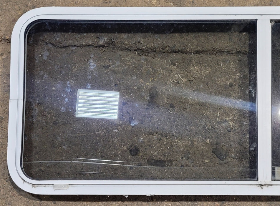 Used White Radius Emergency Opening Window : 60 1/4" W x 21 3/4" H x 1 7/8" D