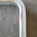 Used White Radius Non-Opening Window : 22 X 18 X 2" D - Young Farts RV Parts