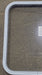 Used White Radius Non Opening Window : 23 1/2" W x 25 3/4" H x 1 7/8" D - Young Farts RV Parts