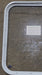 Used White Radius Non Opening Window : 23 1/2" W x 25 3/4" H x 1 7/8" D - Young Farts RV Parts