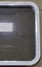 Used White Radius Non Opening Window : 23 3/8" W x 21 1/2" H x 1 7/8" D - Young Farts RV Parts