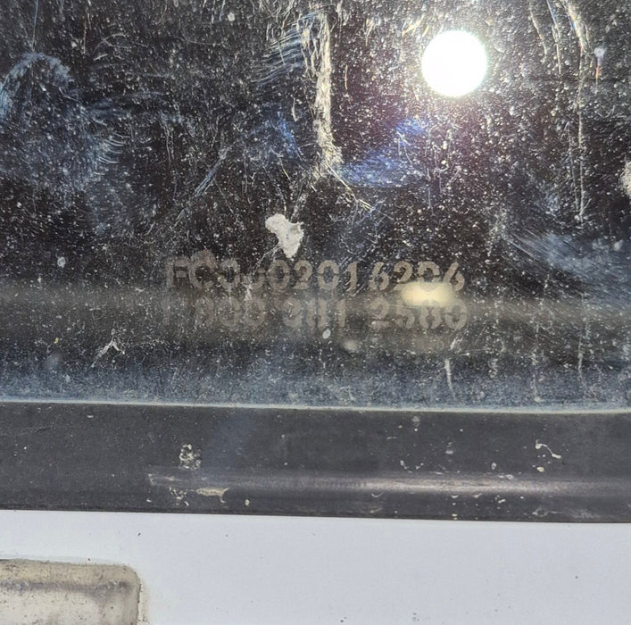 Used White Radius Non Opening Window : 24" W x 16 1/2" H x 1 7/8" D