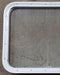 Used White Radius Non Opening Window : 29 1/2" W x 21 1/2" H x 1 3/4" D - Young Farts RV Parts