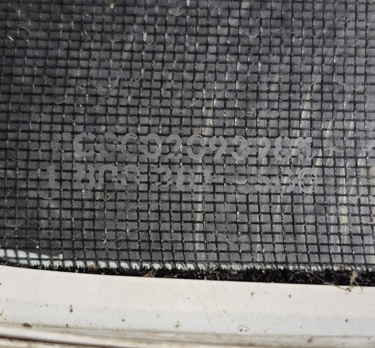 Used White Radius Opening Window : 17 1/2" W x 17 1/2" H x 1 1/8" D