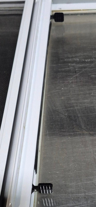 Used White Radius Opening Window : 17 1/2" W x 17 1/2" H x 1 1/8" D