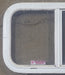 Used White Radius Opening Window : 23 1/2" W x 14 1/2" H x 1 7/8" D - Young Farts RV Parts