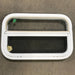 Used White Radius Opening Window : 23 1/2" W x 14 1/2" H x 1 7/8" D - Young Farts RV Parts