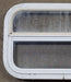 Used White Radius Opening Window : 23 1/2" W x 14 1/2" H x 2" D - Young Farts RV Parts