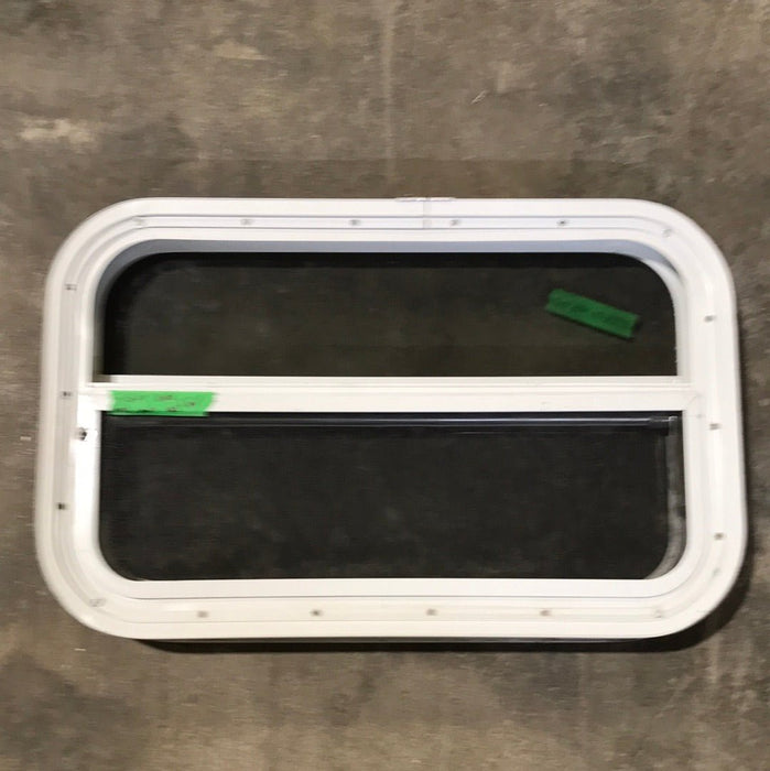 USED White Radius Opening Window : 23 1/2" W X 14 1/2" H X 2" D
