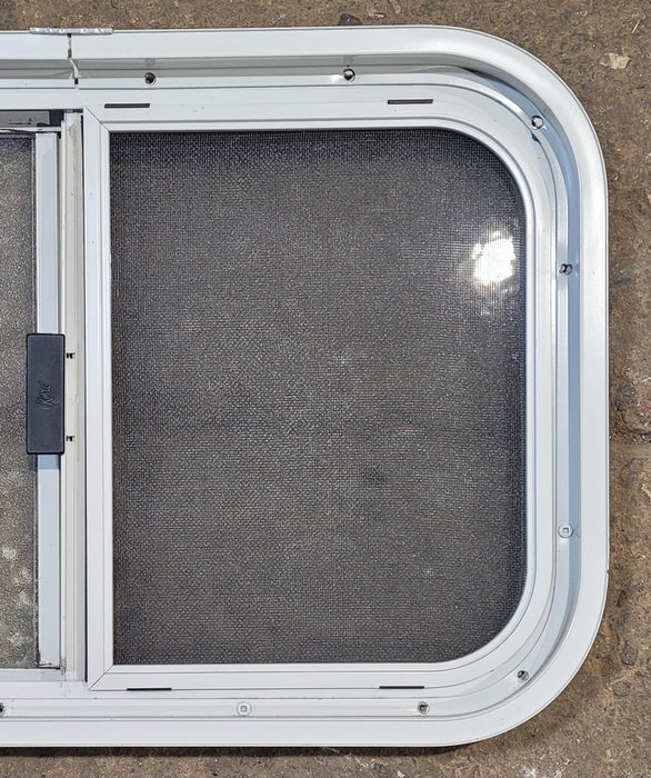 Used White Radius Opening Window : 23 1/2" W x 14 1/4" H x 1 7/8" D