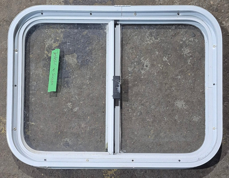 Used White Radius Opening Window : 23 1/2" W x 17 1/2" H x 1 7/8" D