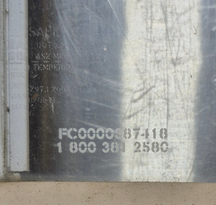 Used White Radius Opening Window : 23 1/2" W x 17 1/2" H x 1 7/8" D