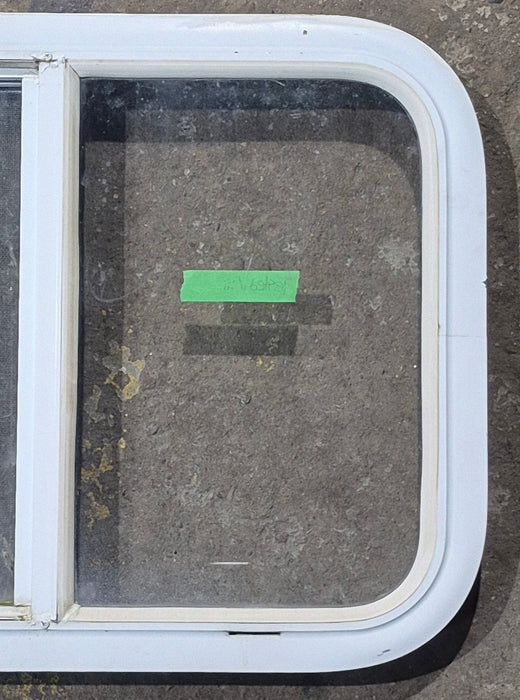 Used White Radius Opening Window : 23 1/2" W x 17 1/2" H x 1 7/8" D