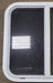 Used White Radius Opening Window : 23 1/2" W x 21 1/2" H x 2" D - Young Farts RV Parts
