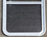 Used White Radius Opening Window : 23 1/2" W x 39 1/4" H x 1 7/8" D - Young Farts RV Parts