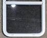 Used White Radius Opening Window : 23 1/2" W x 39 1/4" H x 1 7/8" D - Young Farts RV Parts