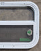 Used White Radius Opening Window : 23 1/4" W x 14 1/2" H x 1 7/8" D - Young Farts RV Parts