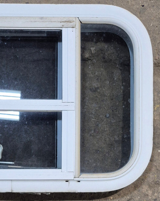 Used White Radius Opening Window : 23 1/4" W x 14 1/2" H x 1 7/8" D