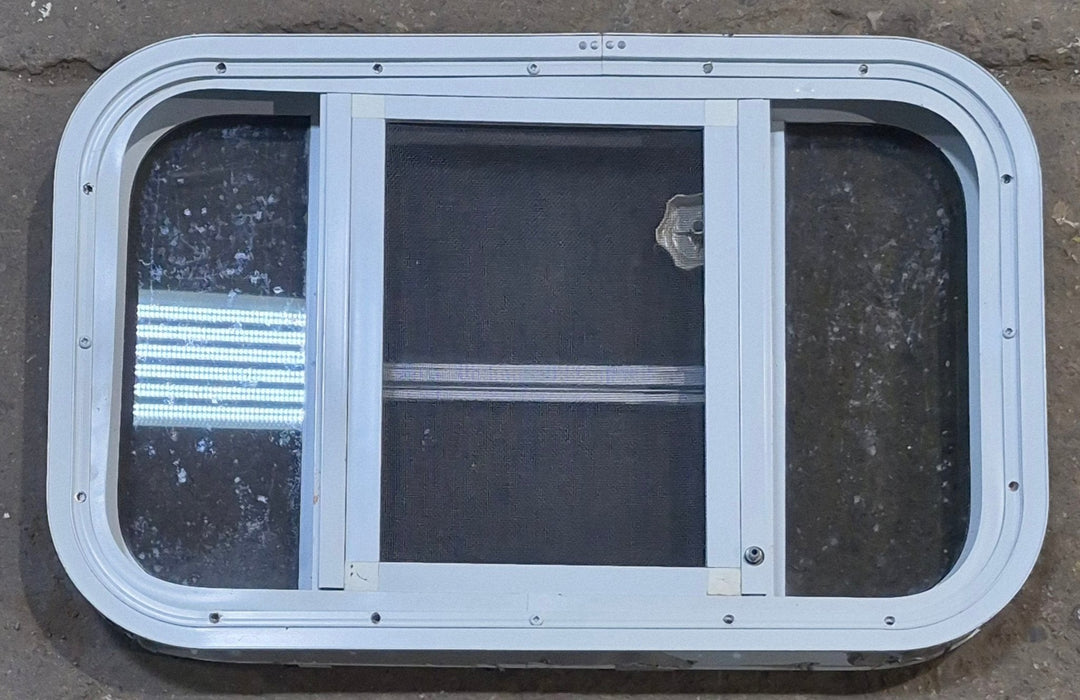 Used White Radius Opening Window : 23 1/4" W x 14 1/2" H x 1 7/8" D