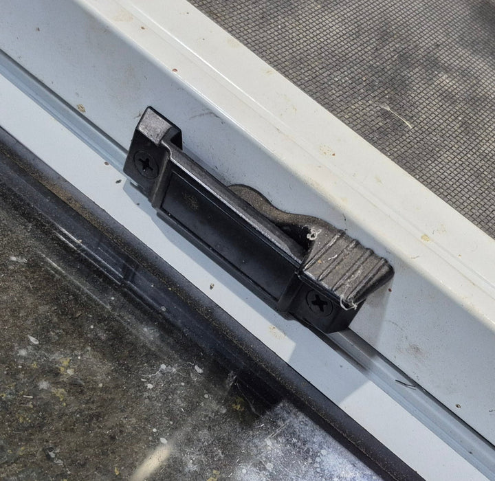Used White Radius Opening Window : 23 1/4" W x 14 3/4" H x 1 7/8" D