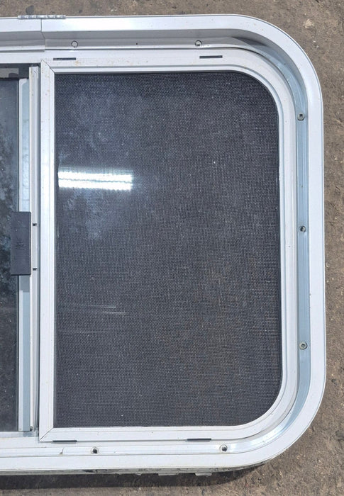 Used White Radius Opening Window : 23 1/4" W x 17 1/2" H x 1 7/8" D