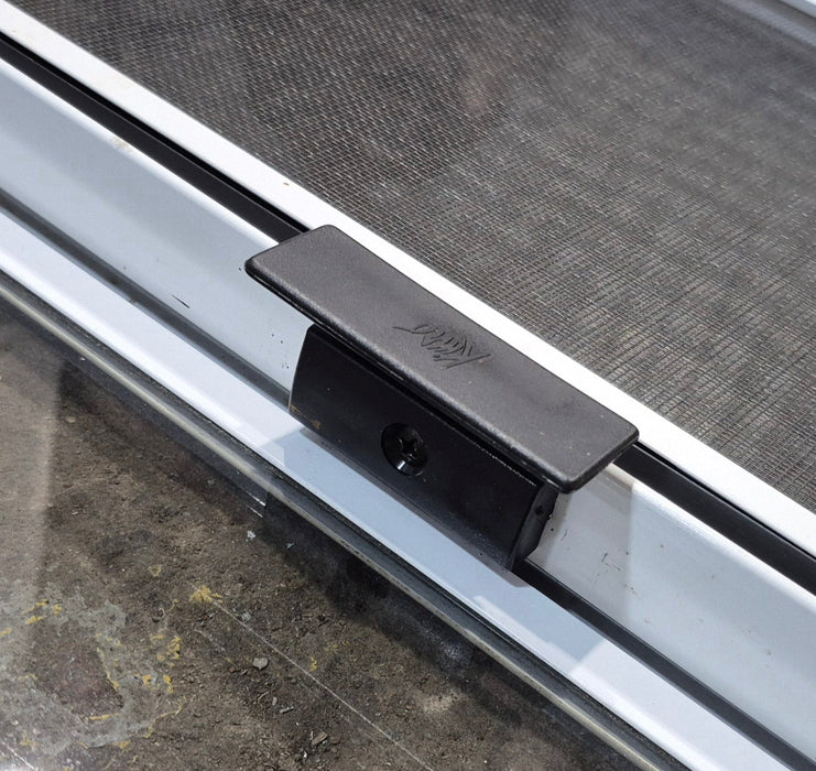 Used White Radius Opening Window : 23 1/4" W x 21 1/4" H x 1 3/4" D
