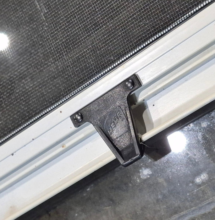 Used White Radius Opening Window : 23 1/4" W x 25 3/4" H x 1 7/8" D
