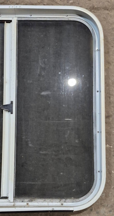 Used White Radius Opening Window : 23 1/4" W x 25 3/4" H x 1 7/8" D