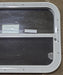 Used White Radius Opening Window : 23 3/8" W x 17 1/2" H x 1 7/8" D - Young Farts RV Parts