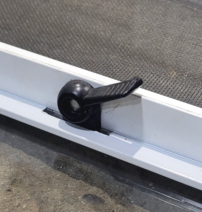 Used White Radius Opening Window : 26 1/2" W x 20 1/2" H x 1 1/4" D