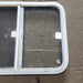 Used White Radius Opening Window : 26 1/2" X 20 5/8" X 2" D - Young Farts RV Parts