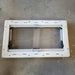 Used White Radius Opening Window : 27 1/2 X 15 1/2 X 2" D - Young Farts RV Parts